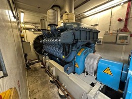 MTU 16V 4000 Diesel Backup Rotary UPS - 2000 kVA Generator for Data Centres