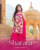 Embroidered Indian Sharara Suits for Festive Wear and Wholesale Supply