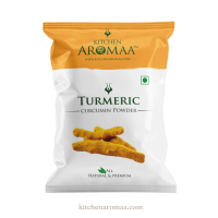 Kitchen Aromaa Turmeric Powder with High Curcumin - Bright Yellow Fine Quality