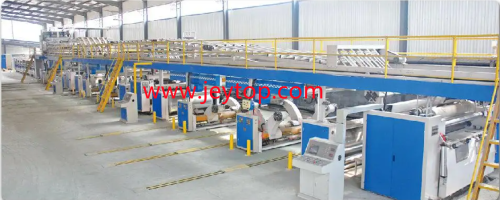 3/5/7 Ply Corrugated Cardboard Production Line With High Output Efficiency