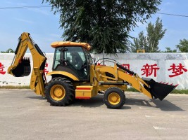 DAOJI F40-35 Backhoe Loader Excavator with Rear & Front Bucket