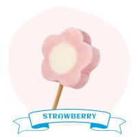 Blossom Ice Cream Bar - Strawberry, Handcrafted Taiwanese, with Maltose
