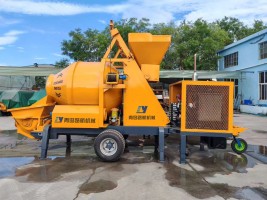 Diesel Concrete Mixer Pump DJBT30-8-76 – High Efficiency Concrete Mixing & Pumping