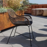 Else Arm Chair – Durable All-Weather Rattan Chair for Patio, Garden & Restaurant