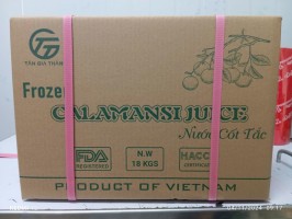 Frozen Calamansi Juice – Pure Yellow Kumquat Juice Supplier from Vietnam