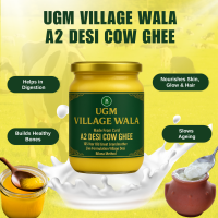 Pure A2 Desi Cow Bilona Churned Ghee 500ml – Traditional Ayurvedic Quality