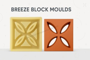 PVC Breeze Block Mould for Decorative Concrete Ventilation Panels