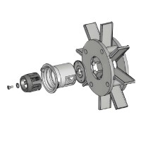 Shot Blasting Machine Turbine Parts with Replaceable High-Chromium Blades