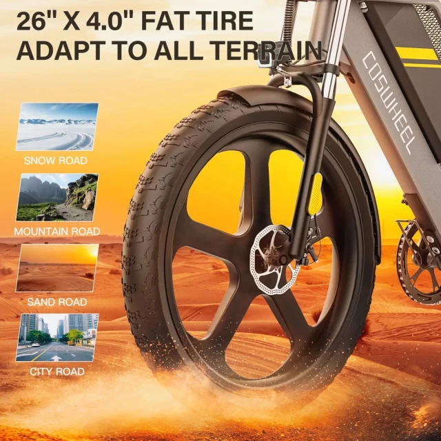 Fat Tire Coswheel Cycle New Coswheel T20 Ftn Fat Tyre Ebike At Rs