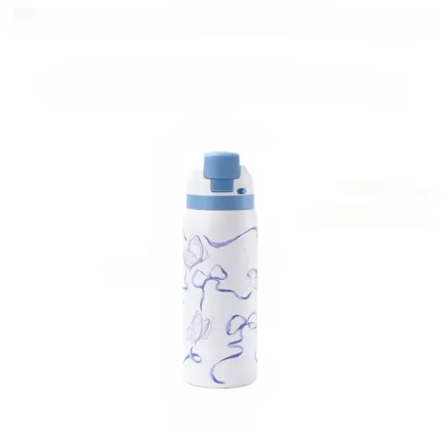 Owala Tied And True Blue Bows 32oz Bottle