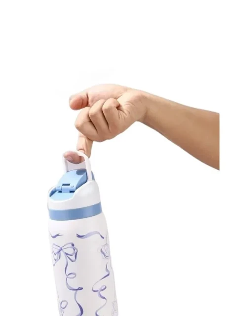 Owala Tied And True Blue Bows 32oz Bottle