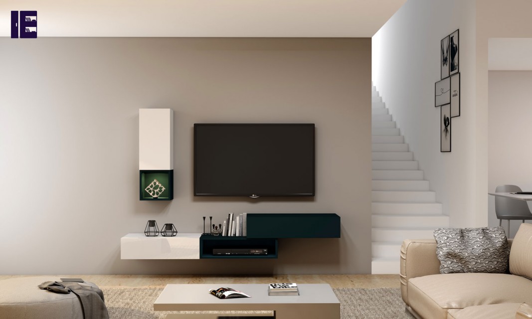 Bespoke TV Units with Wardrobe and Wall Integration - Inspired Elements