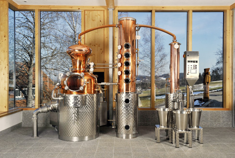 500L Gin Vodka Distillation Equipment - Premium Copper Alcohol Distiller