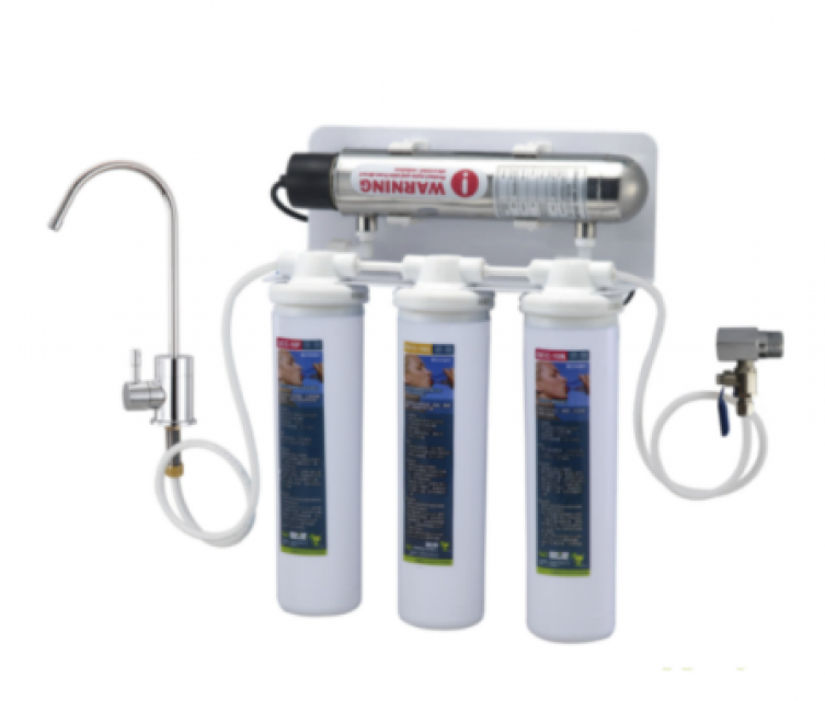 Advanced Under-Sink Water Purifier with UV Filter - Efficient Water Filtration System