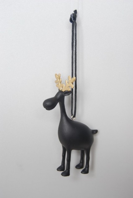 Resin Deer Standing Ornament - Elegant Holiday Decor Supplier