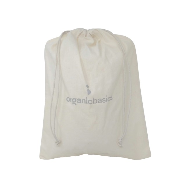 White Eco Friendly Cotton Gym Drawstring Bag for Jym
