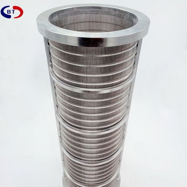 Wedge Wire Screen Filter Drum/Dehydrator Filter