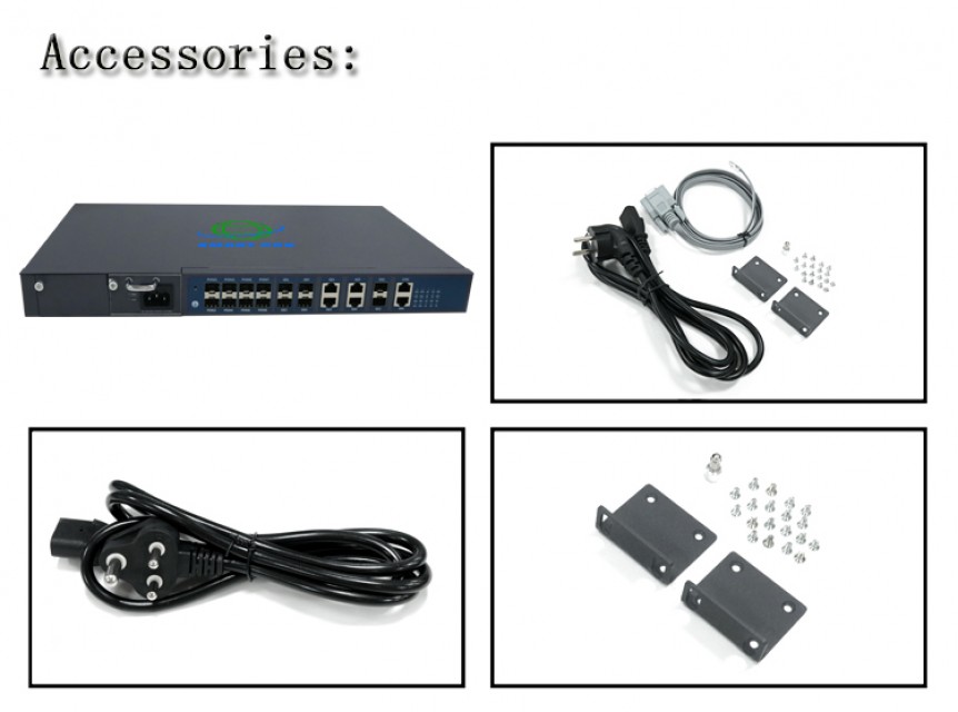 8port GPON OLT L3 with NMS - Networking Device for Efficient Connectivity