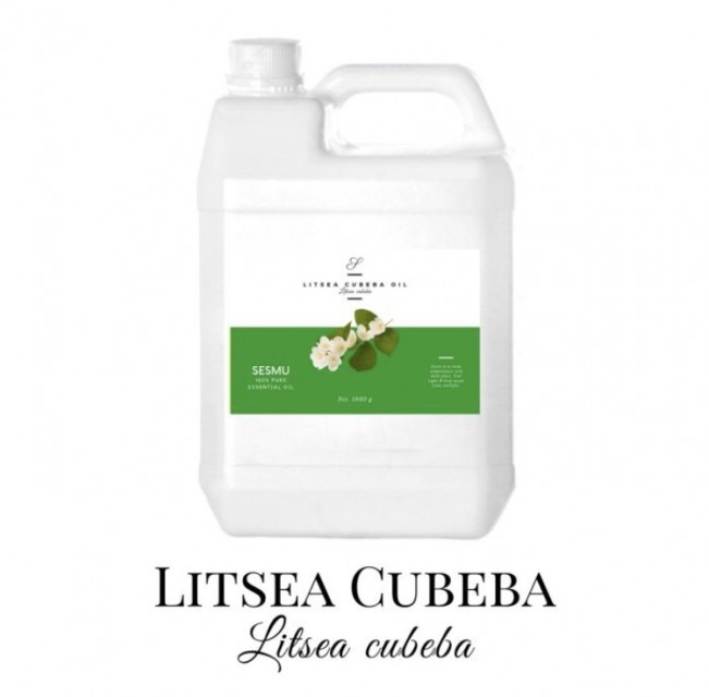 SESMU Litsea Cubeba Oil - 100% Pure Essential Oil for Therapeutic Use