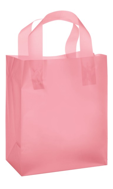 Color Frosted Soft Loop Shopper Bag
