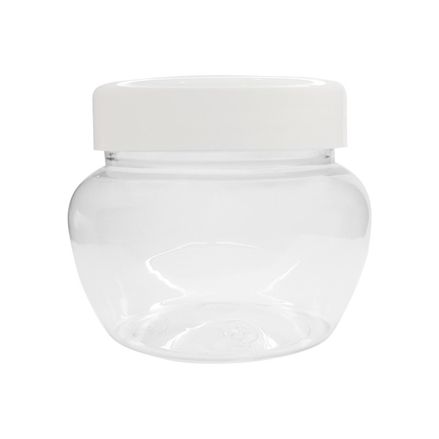Transparent Cosmetics Jar: Ideal for Cream, Lip Balm, and Scrub