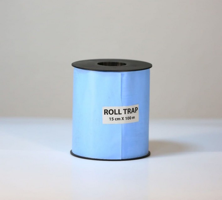 15 Cm X 100 M Blue Roll Trap - Effective Pest Control Solution