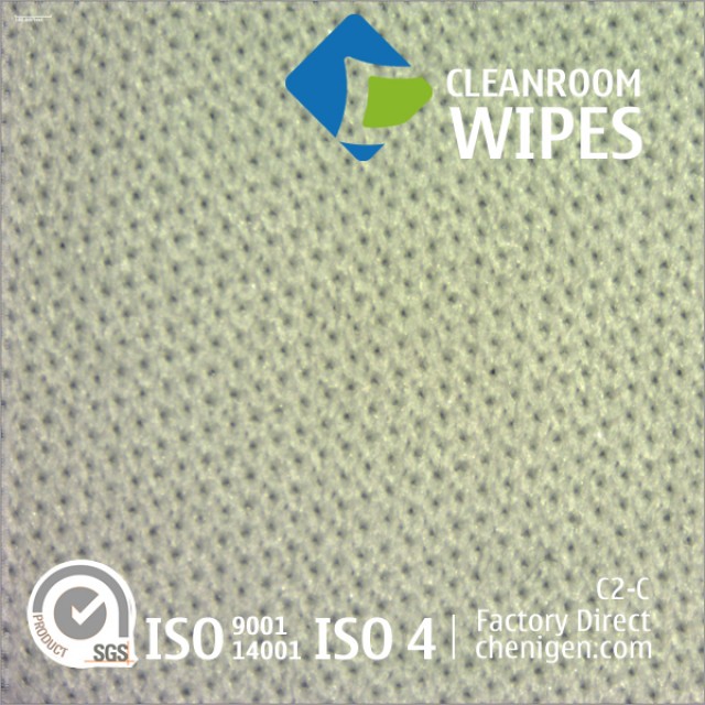 Low-cost Polyester Microfiber Cleanroom Wipes - Class 100, 100% Polyester