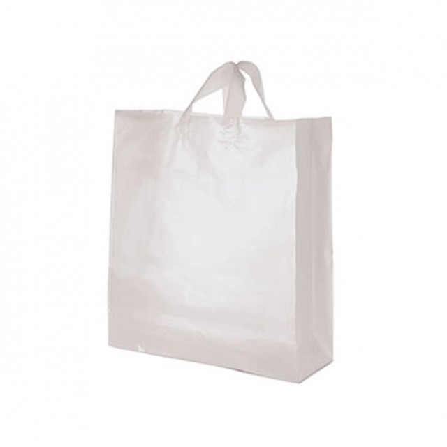 Color Frosted Soft Loop Shopper Bag