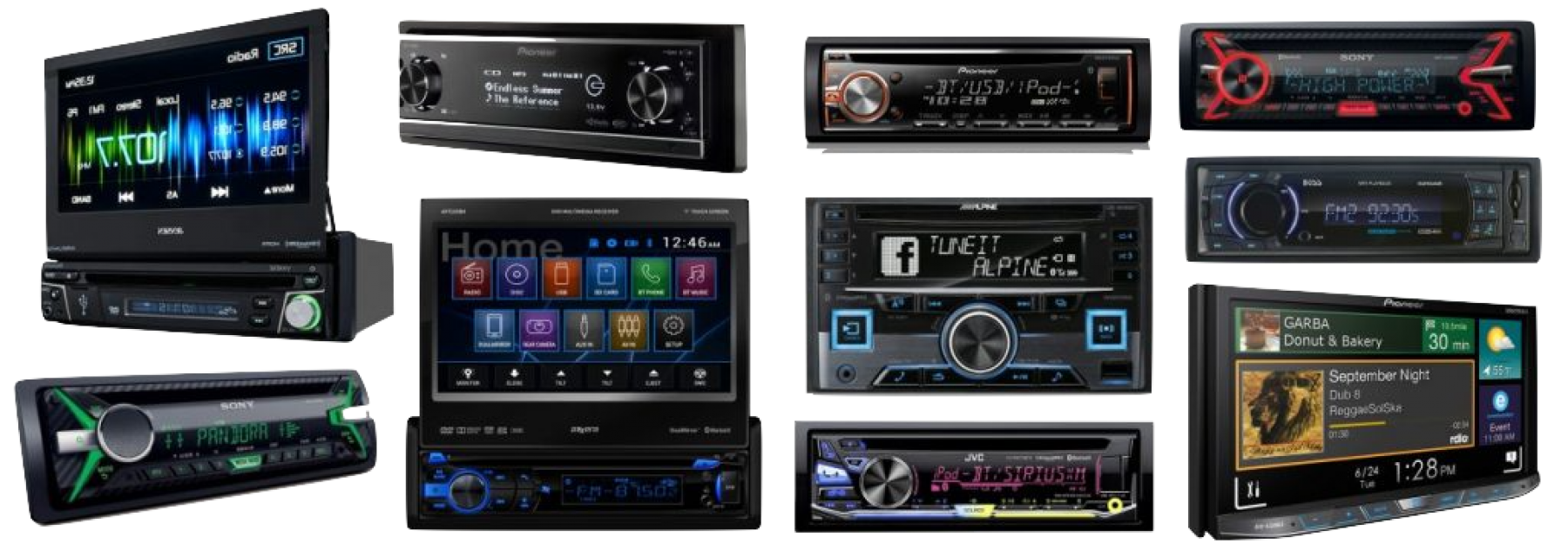 Universal 2DIN Car Mp3/ MP5 Player with Touch Screen and FM Radio