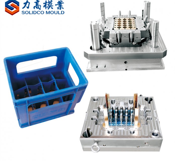 Custom Plastic Injection Beer Bottle Crate Mold for High-Quality Packaging
