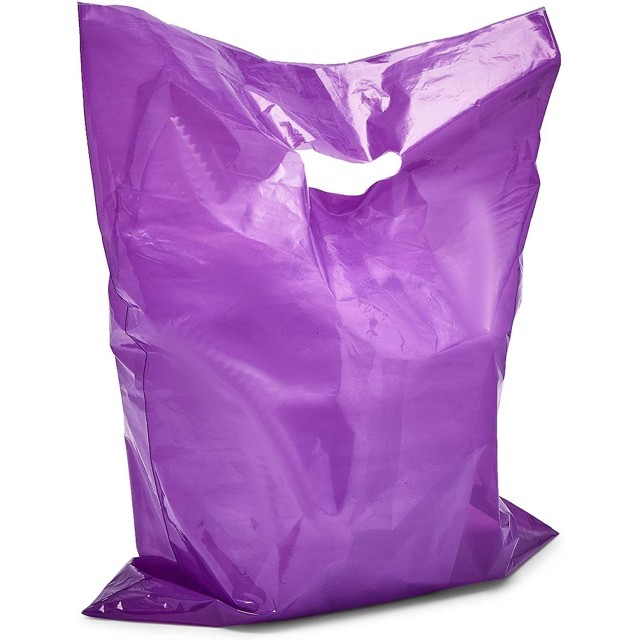 Versatile Plastic Die Cut Shopping Bags for Retailers & Events