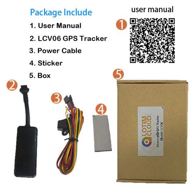 LCV06 Motorcycle GPS Tracker - Powerful, Mini, and Easy Installation