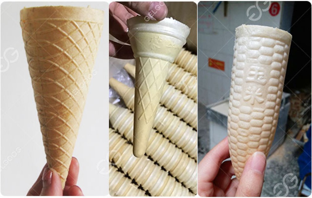 High-Efficiency Automatic Ice Cream Cone Making Machine