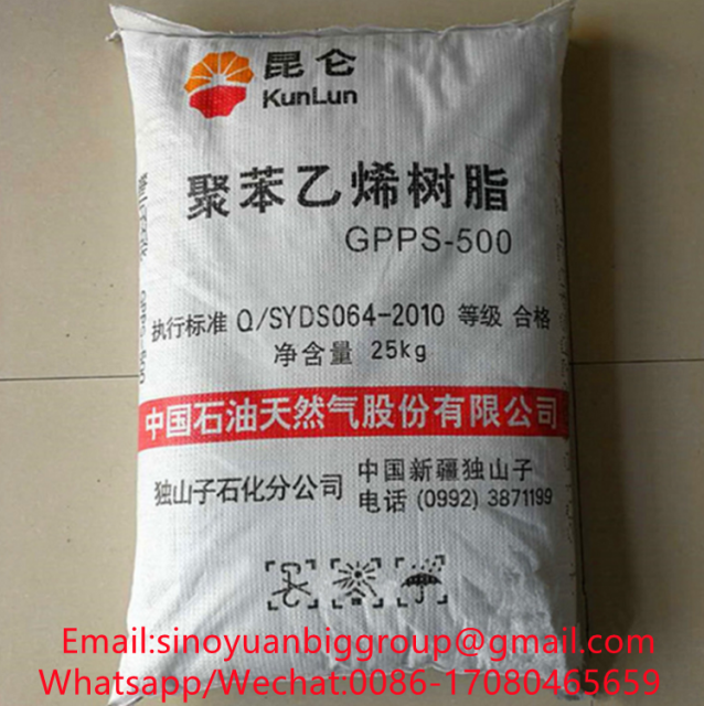Virgin GPPS Resin GPPS Plastic Raw Material GPPS Granules for Various Applications