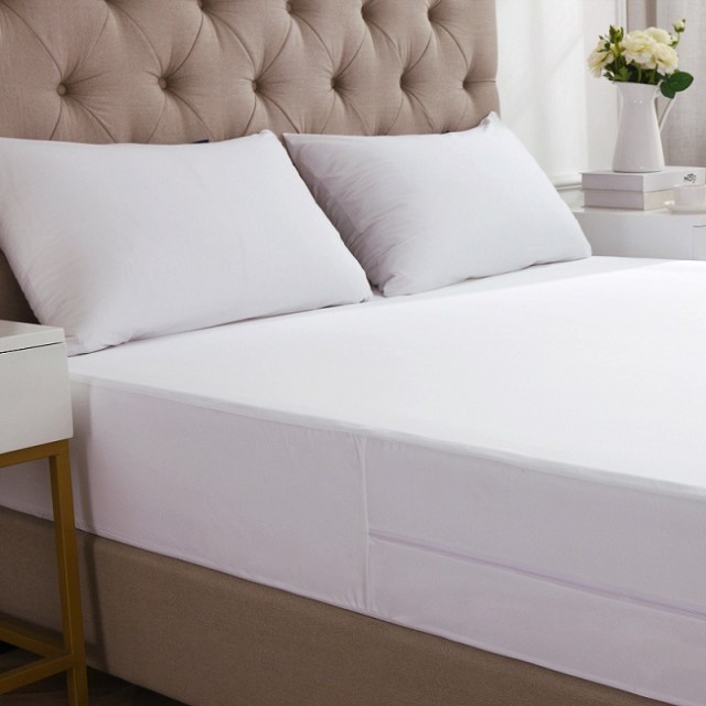 Washable Solid Color Mattress Protector