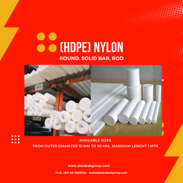 Nylon Round Bars - High-Quality Engineering Plastic Rods
