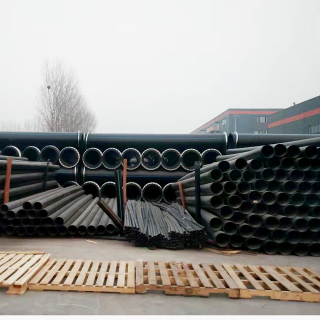 100% virgin materialed HDPE pipe with flange for dredging