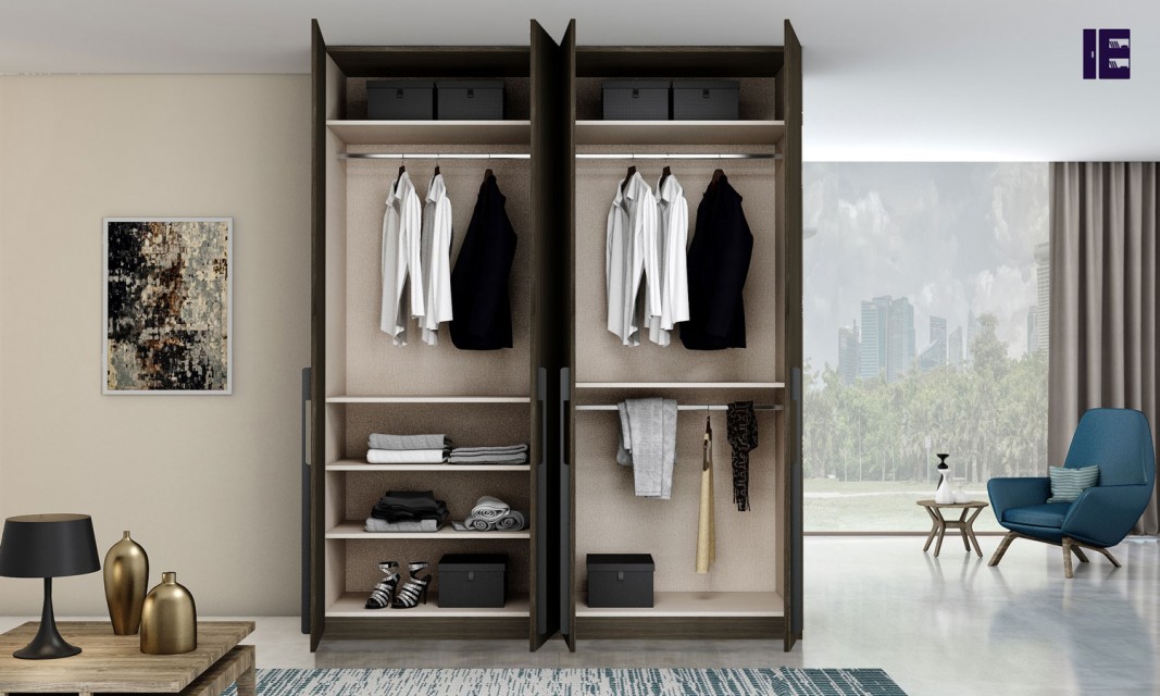 Wardrobe with Shoe Rack | Top of Wardrobe Storage
