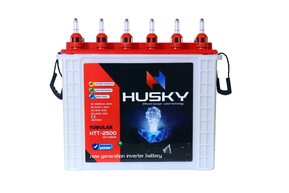 HUSKY TALL TUBULAR INVERTER BATTERY - Reliable Power Solution for Electronics & Electrical Equipment
