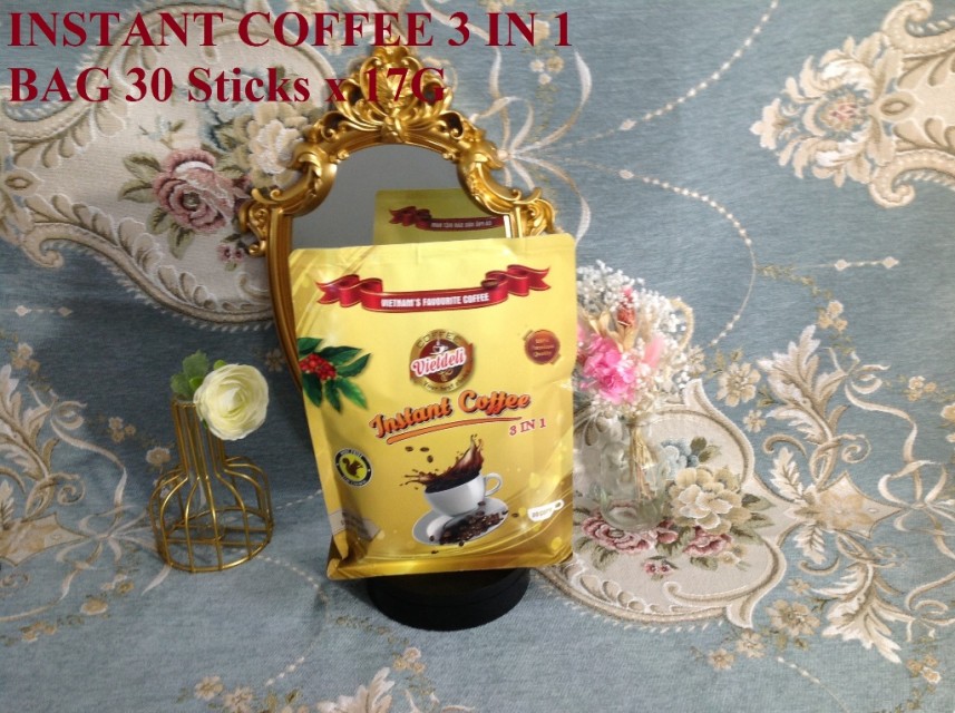 INSTANT COFFEE 3 in 1 - Bag 510g - Viet Deli Coffee