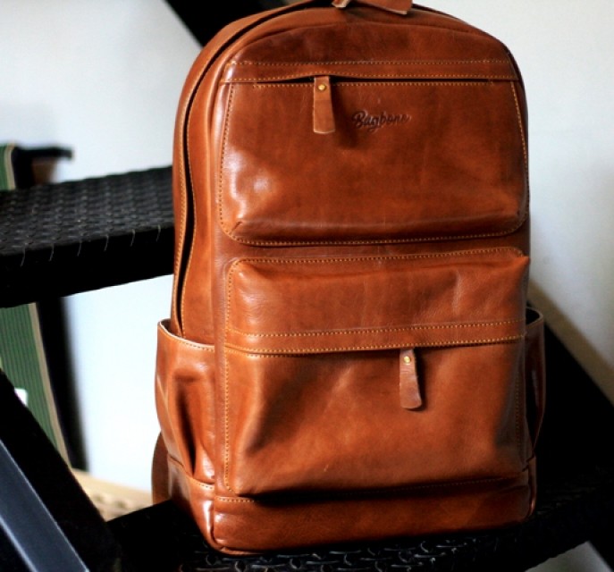 Luigi Handmade Leather Backpack - Premium Quality Craftsmanship