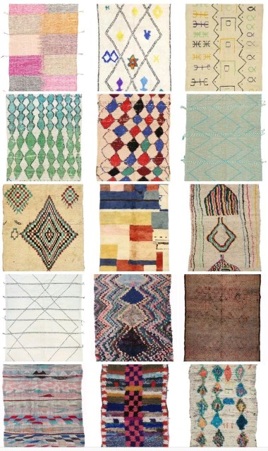 Moroccan Berber rugs