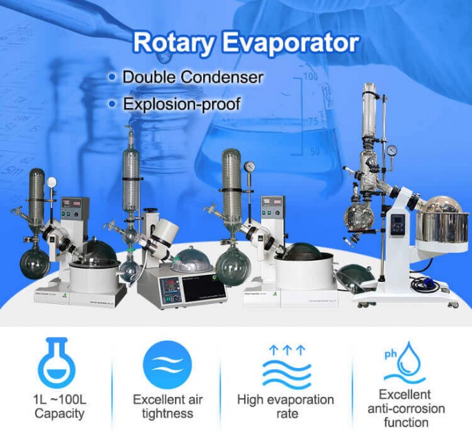 Rotary evaporator 50l