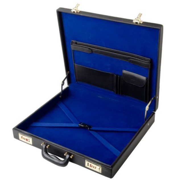 Leather Masonic Regalia Briefcase - RR-101