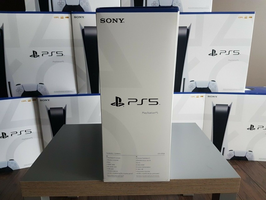 Sony PS5 Disc Version Console with 2 DualSense Wireless Controller