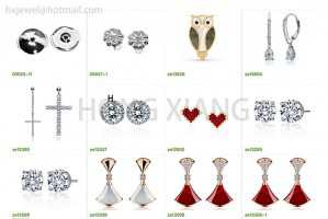 Branded jewelry style fashion S925 earrings set