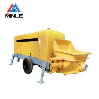 Concrete pump trailer