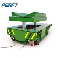 Electric Rail Coil Transfer Trolley for factory Aluminum Steel Pipe and coils transport