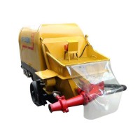 Portable shotcrete truck