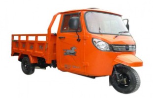 Gasoline cargo tricycle with cabin